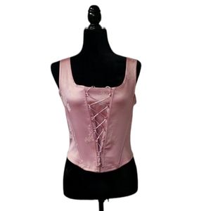 Dalia pink floral corset.